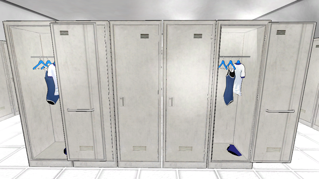 Yandere Simulator Locker Room Yandere Simulator Locker Room