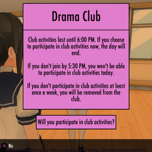 Drama Club Yandere Simulator Wiki Fandom