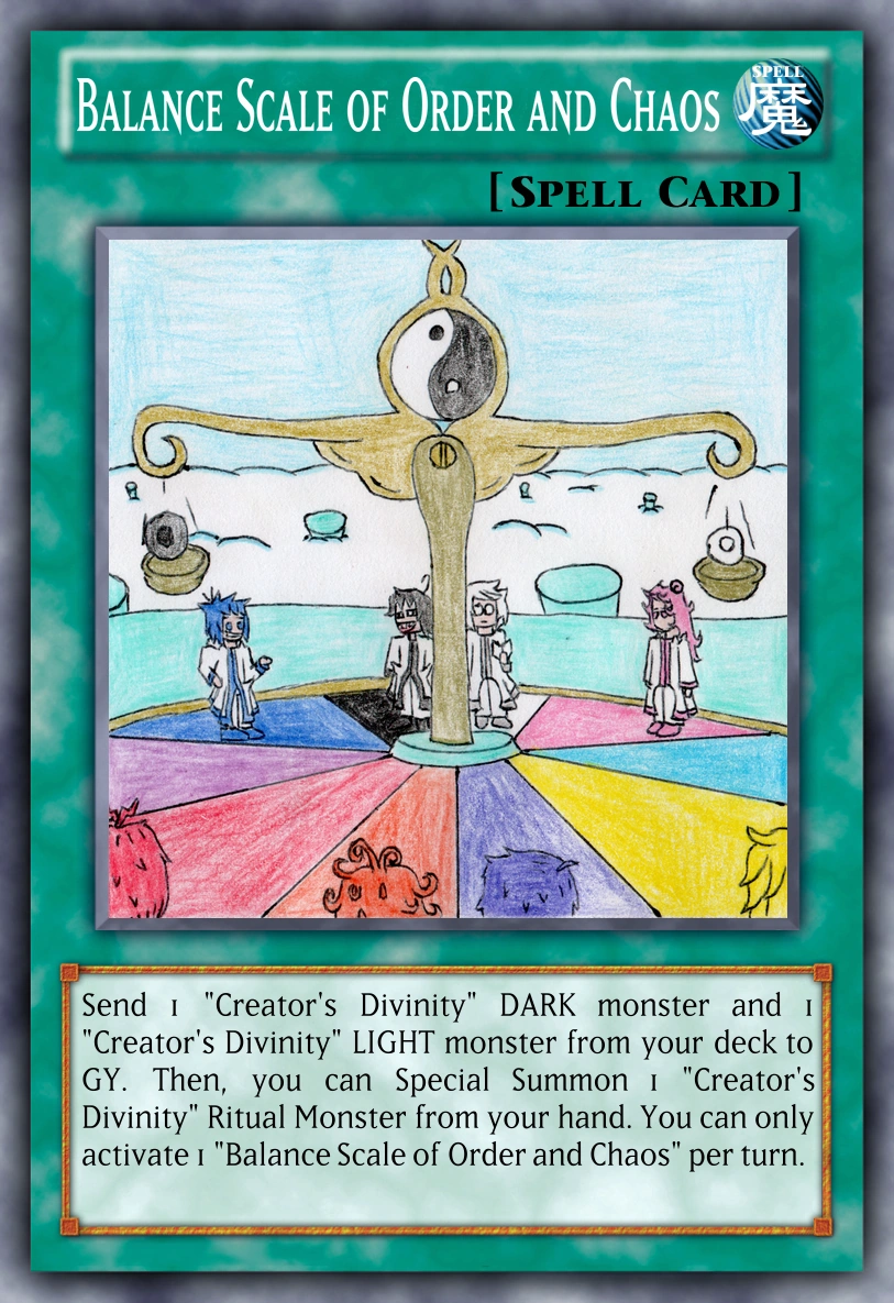 Balance Scale of Order and Chaos YuGiOh Card Maker Wiki Fandom