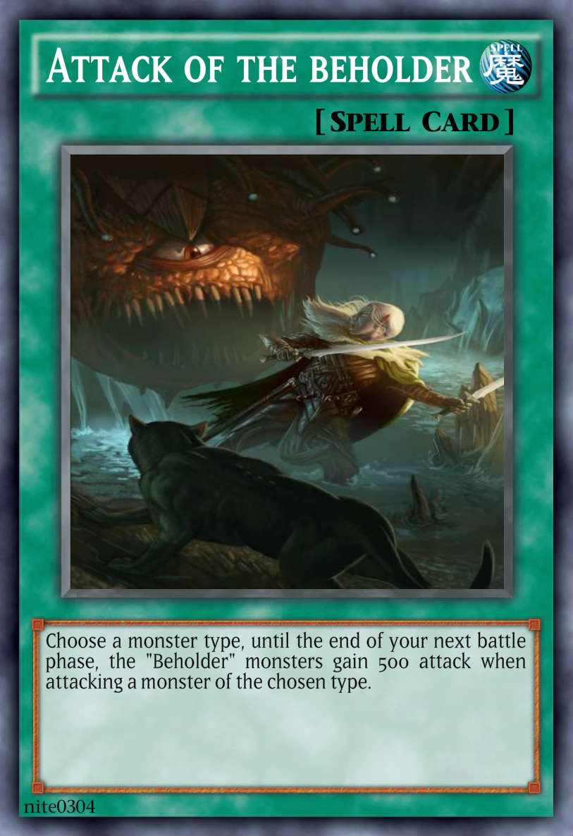 Beholder yu gi oh card maker wiki fandom