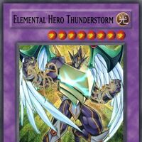 Elemental Hero Thunderstorm Yu Gi Oh Card Maker Wiki Fandom