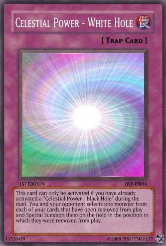 celestial power white hole