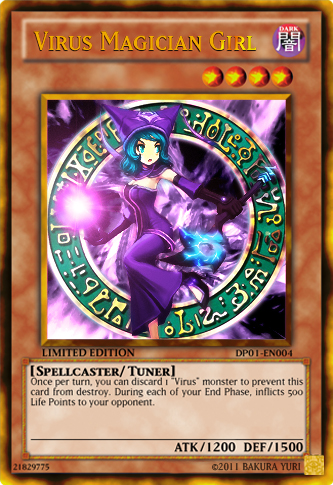 Virus Magician Girl | Yu-Gi-Oh Card Maker Wiki | FANDOM powered by Wikia