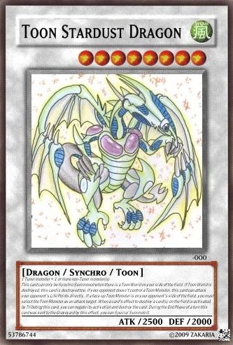 Toon Stardust Dragon | Yu-Gi-Oh Card Maker Wiki | FANDOM powered by Wikia