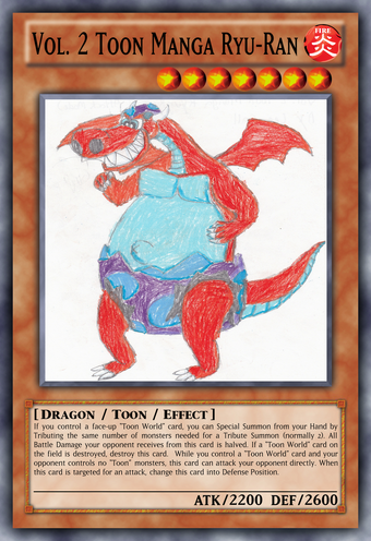 Vol 2 Toon Manga Ryu Ran Yu Gi Oh Card Maker Wiki Fandom
