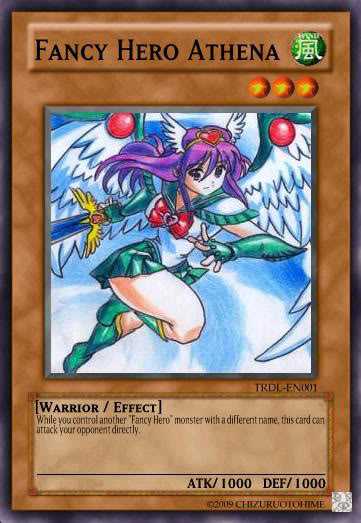 fancy hero athena original yu gi oh card maker wiki photo card maker templates