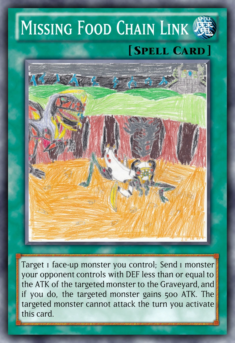 Missing Food Chain Link YuGiOh Card Maker Wiki FANDOM powered by