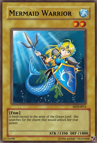 mermaid warrior yu gi oh card maker wiki fandom plane templates