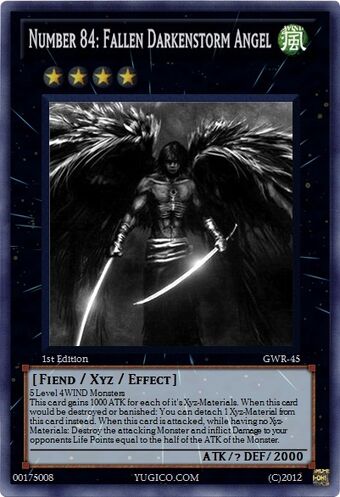 Number 84 Fallen Darkenstorm Angel Yu Gi Oh Card Maker Wiki