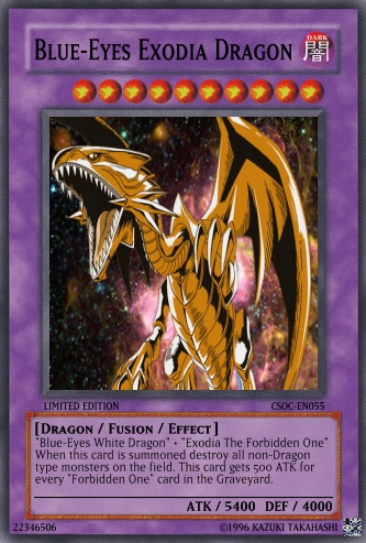 Image - Blue-Eyes Exodia Dragon.jpg | Yu-Gi-Oh Card Maker Wiki | FANDOM