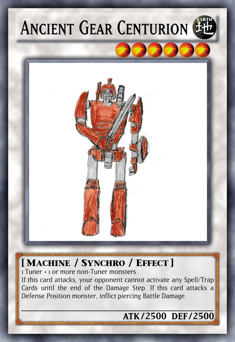 Ancient Gear Centurion YuGiOh Card Maker Wiki Fandom