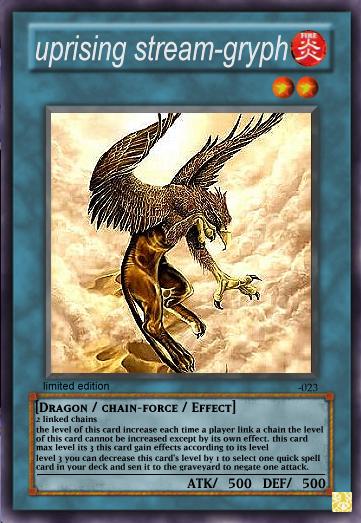 Uprising stream-gryph