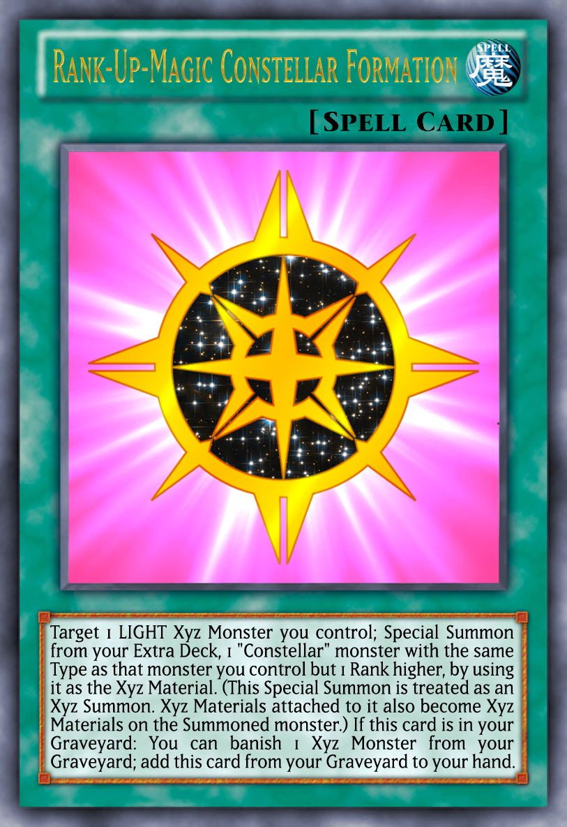 Rank Up Magic Constellar Formation Yu Gi Oh Card Maker Wiki Fandom