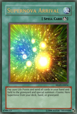 Supernova Arrival | Yu-Gi-Oh Card Maker Wiki | Fandom