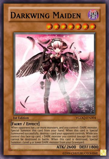 darkwing maiden yu gi oh card maker wiki fandom photo card maker templates