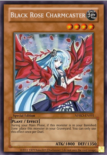 Black Rose Charmcaster Yu Gi Oh Card Maker Wiki Fandom Ed Black Rose Charmcaster