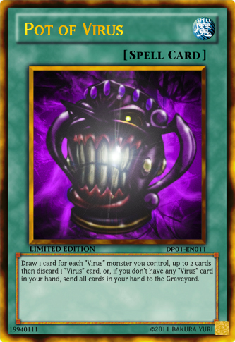 pot of virus yu gi oh card maker wiki fandom powered by wikia