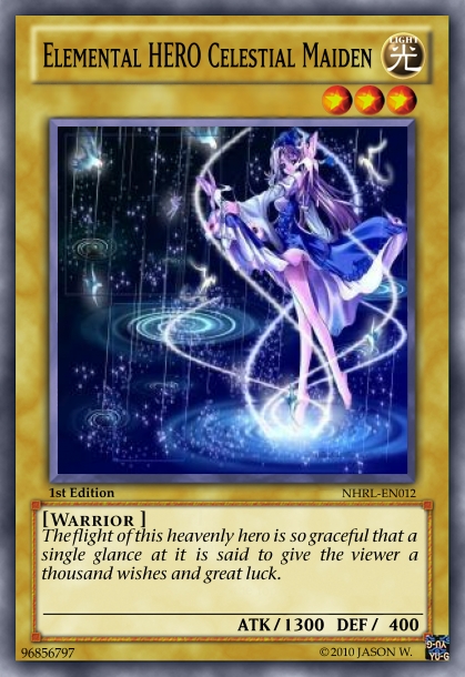 elemental hero celestial maiden ycm 2 remake wiki templates of animals