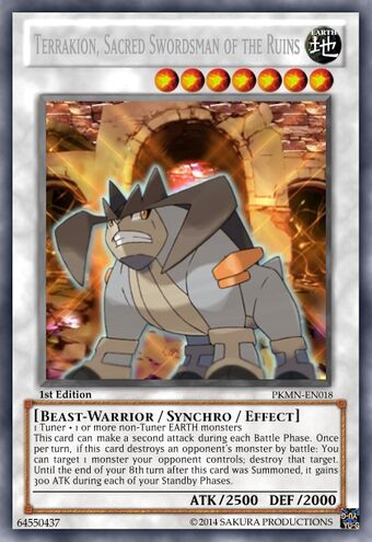 Terrakion Sacred Swordsman Of The Ruins Sakura Cc Wiki Fandom