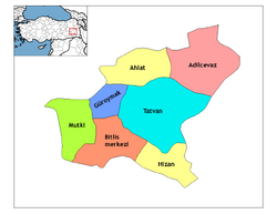 Bitlis districts
