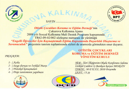 ÇKA davetiye.