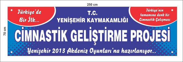 Cimnastik geliştirme projesi afişi