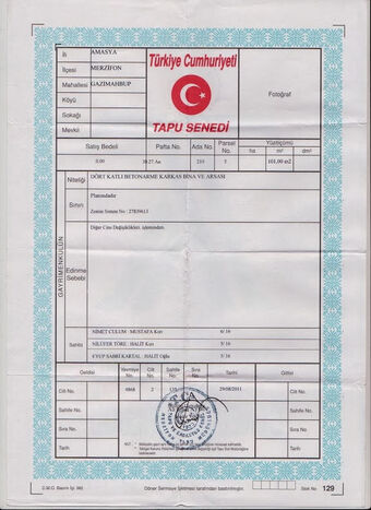 Osmanlida Tapu Kadastro