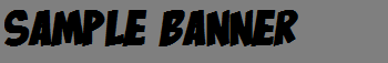 SampleBanner