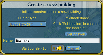 Building creation