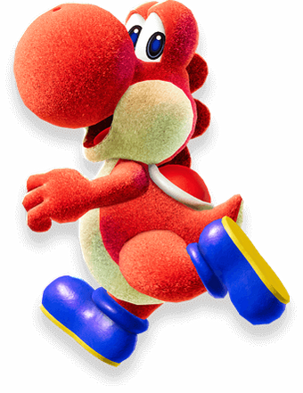 red yoshi plush