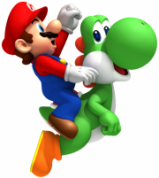 Mario y Yoshi NSMBW
