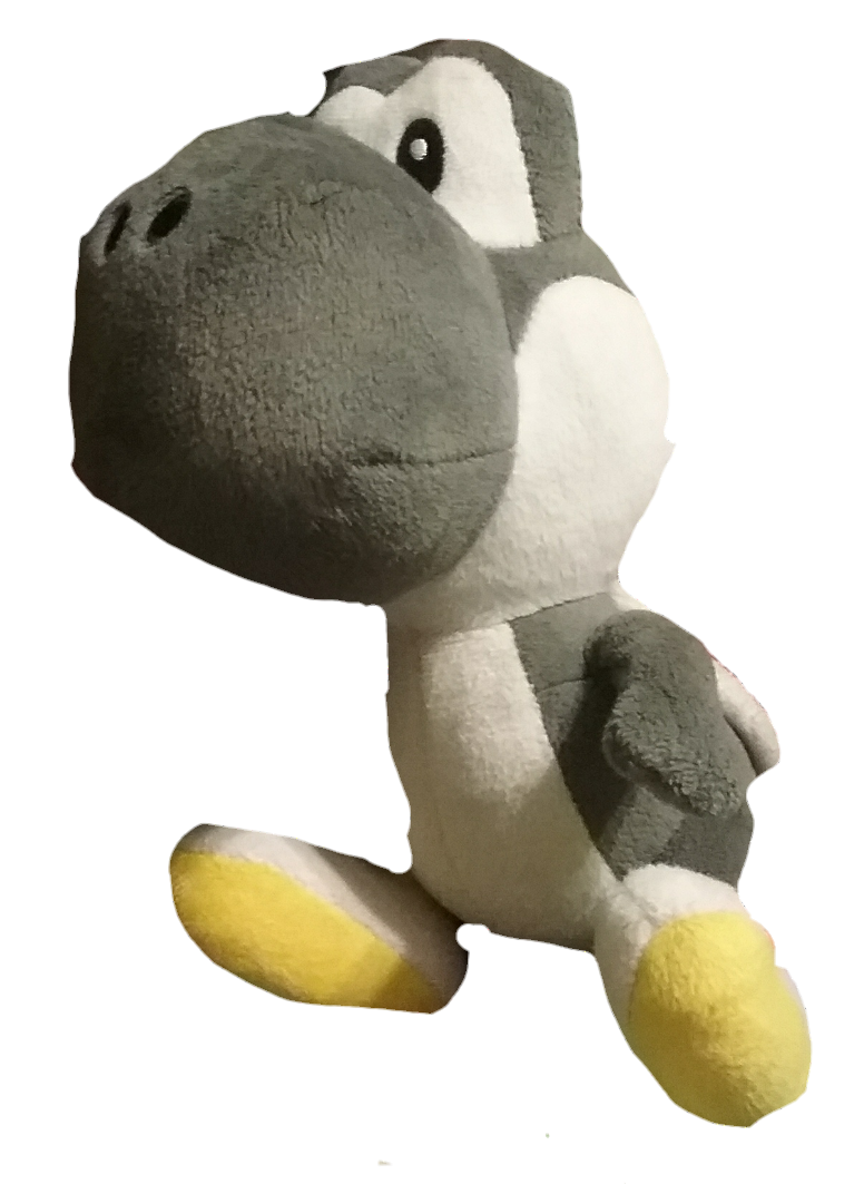 black yoshi stuffed animal