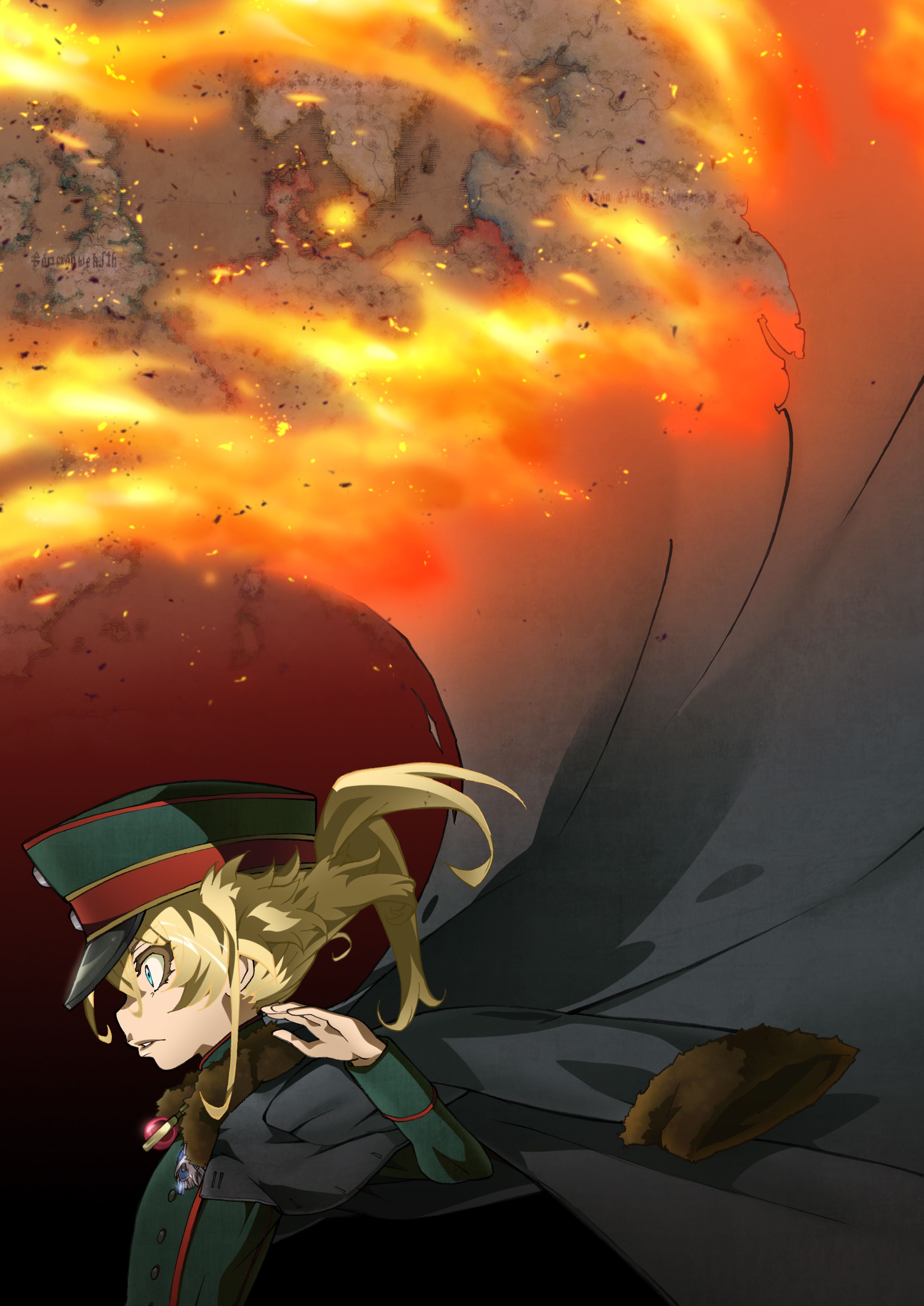 Get Wallpaper Youjo senki movie ending art For iPhone