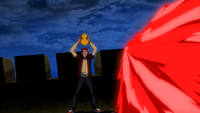 Wally puts on the Helmet