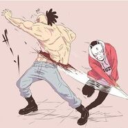 DiabloSlicingThroughHisEnemy