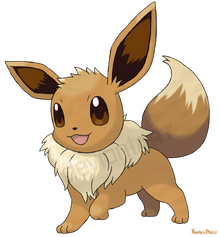 Evoli eevee by alounea-d6ite1e