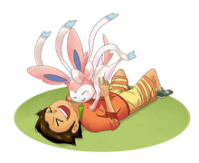 Sylveon eevolution by ploxydude-d5v5dul