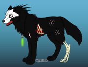 Zombie wolf omega