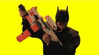 nerf gun superhero