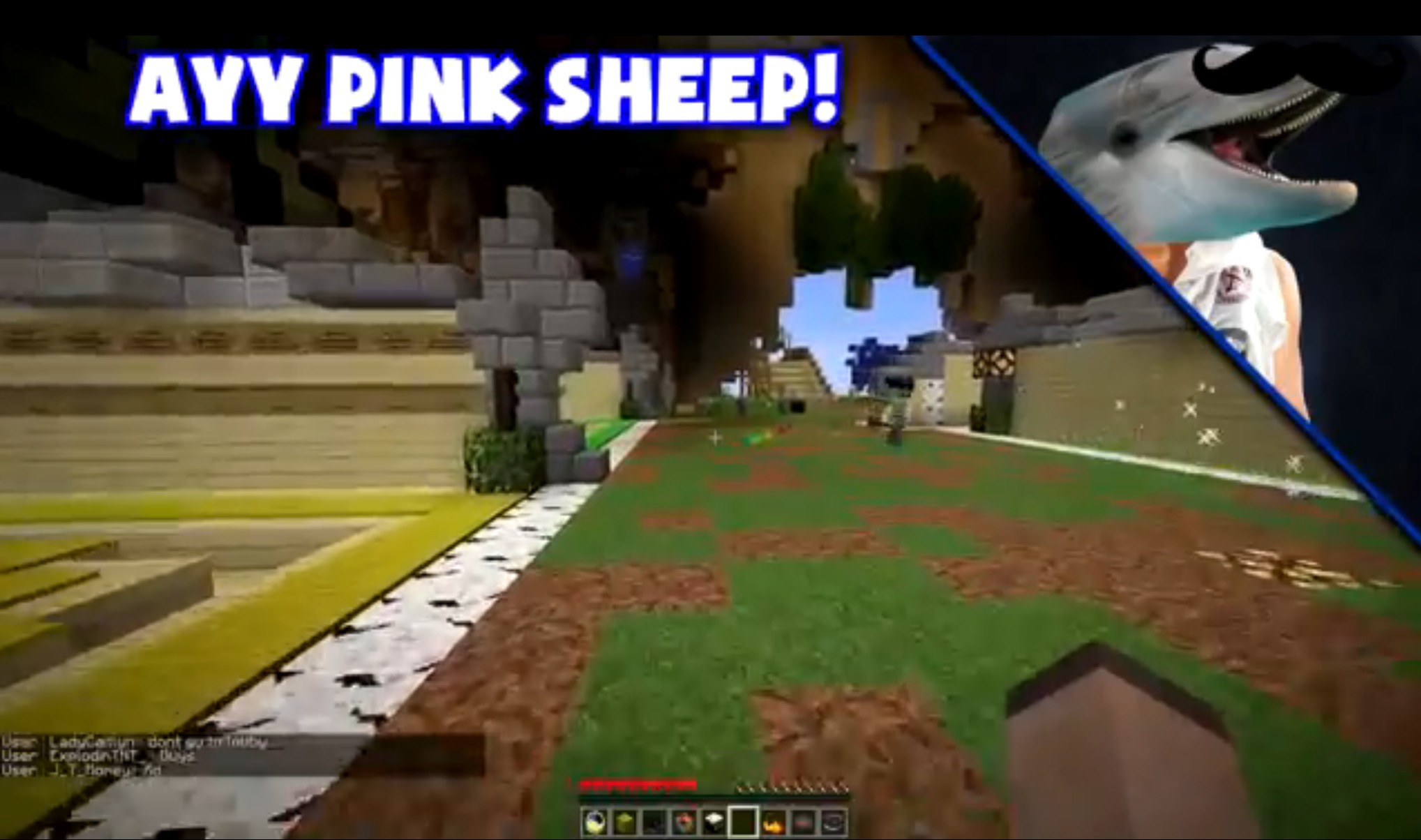 Pinksheep Wikitubia Fandom - video i lost my mustache roblox the pink sheep wikia
