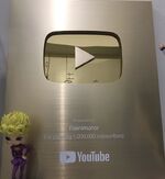 Rainimator's Golden Play Button