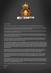 Nick Crompton's Explanation