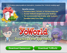 YoWorld Desktop