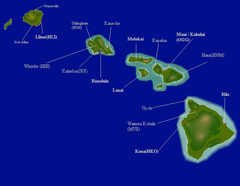 Hawaiian Islands Names