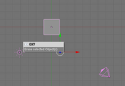 Object Mode Delete Menu