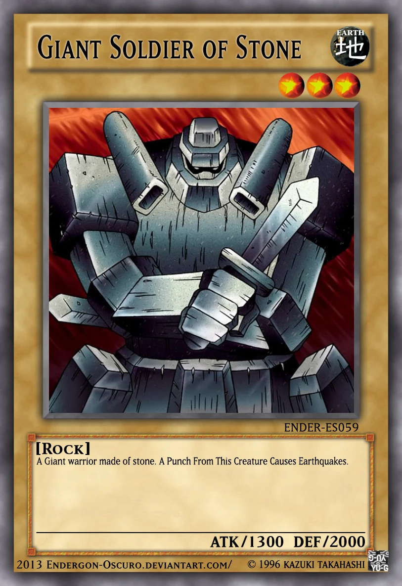 Giant Soldier of Stone ЮГиО! TCG Wiki FANDOM powered by Wikia