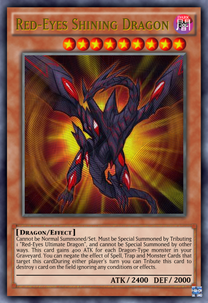 Red-Eyes Shining Dragon | Yu-Gi-Oh! Fanon Wiki | Fandom