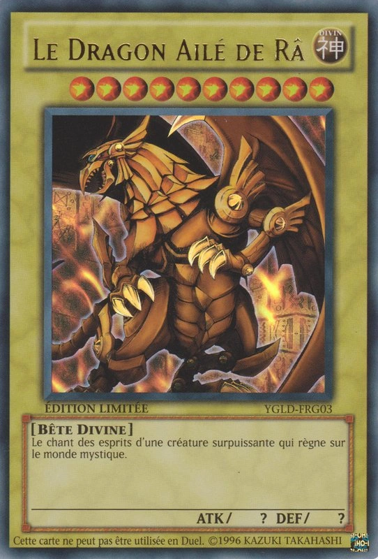 TN19-FR009 Le Dragon Ailé de Râ - Yu-Gi-Oh