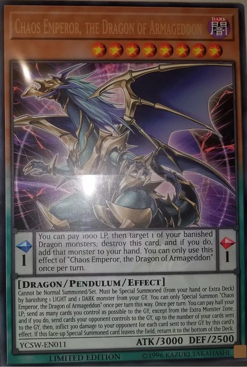 Empereur du Chaos, Dragon d