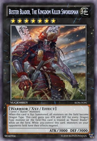 Buster Blader The Kingdom Killer Swordsman Yu Gi Oh Revolution Fanon Wiki Fandom